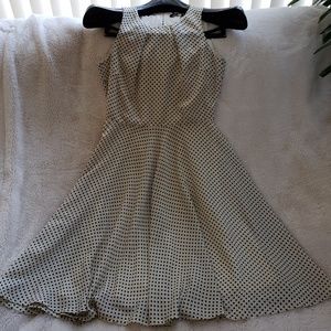 A-line retro polka dot dress xs